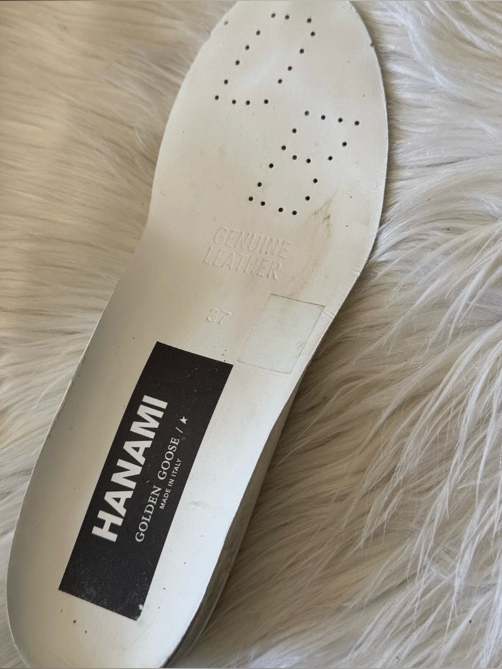 Golden Goose Hanami Private Edition Leather Slip-On Sneakers with Silver Star - Picture 13 of 16